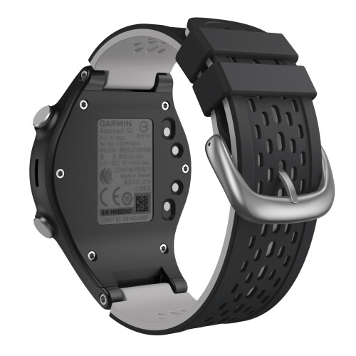 Uhrenarmband für Garmin Approach S2 - Schwarz / Grau 1