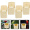 Outdoor Bird Breeding Box Plastic Khaki 4pcs 5