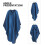 Professional Haarstylisten Umhang Blau 11
