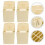 Outdoor Bird Breeding Box Plastic Khaki 4pcs 4