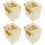 Outdoor Bird Breeding Box Plastic Khaki 4pcs 11