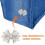 Bow Dekorative Accessoires 4,60x3,10x0,30 Cm Silber 8