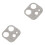 2 Flash Diamond Objektivfolie 3D Metall 4