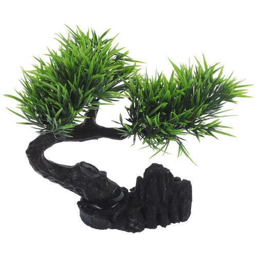 2 Pcs Sushi Plate Decorations Home Artificial Tree Restaurant Bonsai 1