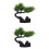 2 Pcs Sushi Plate Decorations Home Artificial Tree Restaurant Bonsai 7