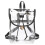 Clear Backpack PVC Backpack See Through Backpack-Black Color 1