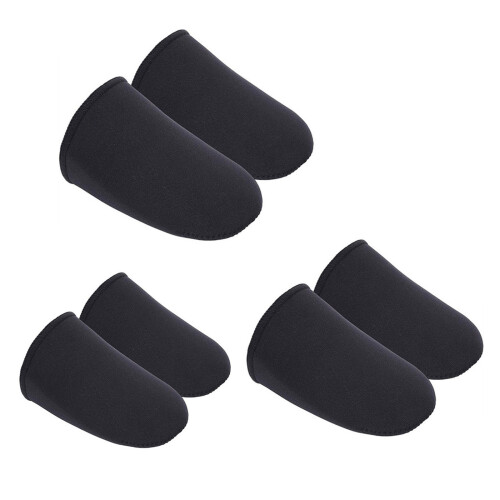 3Pairs Neoprene Ice Bath Toe Covers, Cold Resistant Toe-S 1