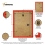 (40x60 CM) Thin Matt Red Picture Frame / Wall Art Frames / Flat Wooden Effect Poster Frame 4