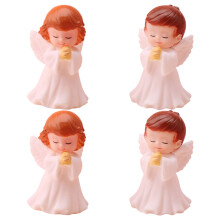 20 Betende Weiß Vinyl Tischdekoration Hochzeit Baby
