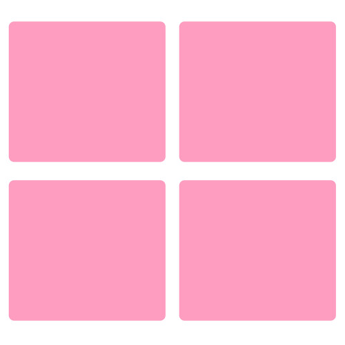 4Stk. Tischsets Essplatz-Set Rosa