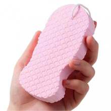 (1pc, Pink) Radiants Skin Sponge Korean Body Scrub Sponges Ultra Soft Exfoliating Dead Skin Remover for Bath Shower