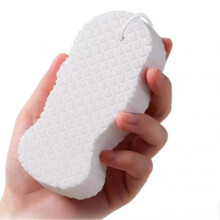 (1pc, White) Radiants Skin Sponge Korean Body Scrub Sponges Ultra Soft Exfoliating Dead Skin Remover for Bath Shower