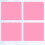 4Stk. Tischsets Essplatz-Set Rosa 7