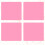 4Stk. Tischsets Essplatz-Set Rosa 3