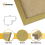 (24x30 CM) Thin Matt Gold Picture Frame / Wall Art Frames / Flat Wooden Effect Poster Frame 2