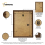 (40x60 CM) Thin Matt Walnut Picture Frame / Wall Art Frames / Flat Wooden Effect Poster Frame 4