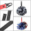 Cheerleader Poms Holder Cheerleading Accessory Adjustable-Black 5
