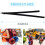Cheerleader Poms Holder Cheerleading Accessory Adjustable-Black 4