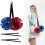Cheerleader Poms Holder Cheerleading Accessory Adjustable-Black 3