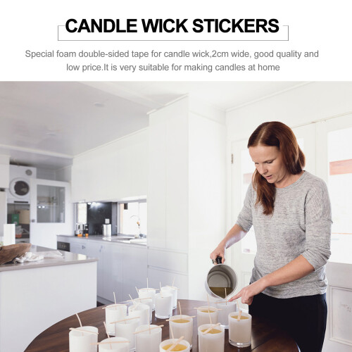 12 Sheets Wicks Wick Stickers Diy Candle Making Accessories 2x2cm 1