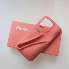 (iphone14pro, Orange Red) Lipstick lip silicone full package suitable for iPhone 13/14/15 pro max mobile phone case for iPhone