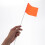 48Pièces Petits Drapeaux De Mesure PVC Orange Résistants Extérieur 4