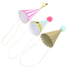 6 Pcs New Year Party Hat Birthday Paper Hat Props