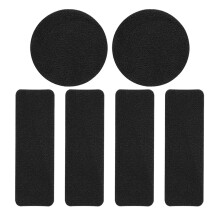 6Pcs Sneaker Repair Patches Sneaker Heel Repair Patches-Black
