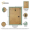 (24x30 CM) Thin Matt Green Picture Frame / Wall Art Frames / Flat Wooden Effect Poster Frame 10