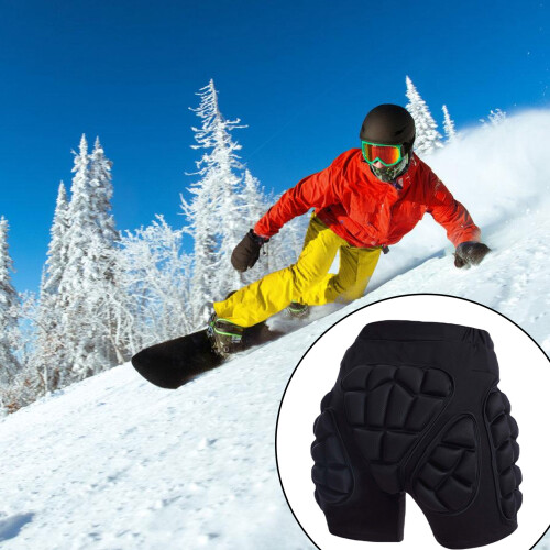 3D Skiing Protective Shorts 8 Size Skating Butt Pad Guard-XL 1
