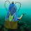 Sport Gym Net String Bag Dive Gear Bag Backpacks-Large Blue 5