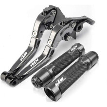(Grey) Brake Clutch Lever For Ktm Duke Rc 125 200 390
