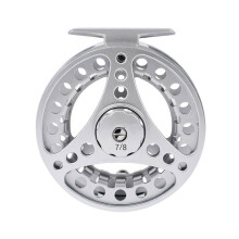Fly Fishing Reel Light Weight Aluminum Alloys Body-7 8 Silver