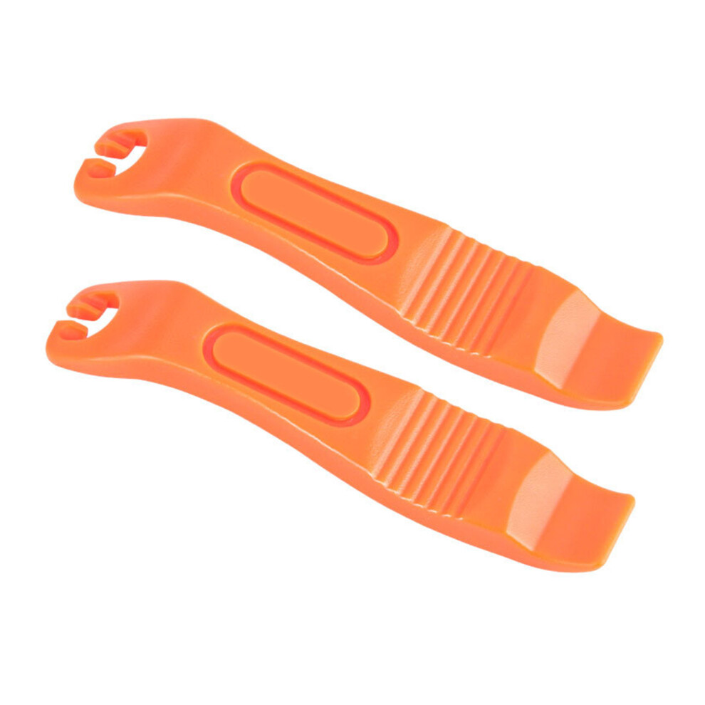 2Pcs Plastic Bicycles Tire Lever Cycling Tyre-Orange Color 7696000137766