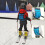 Ski Harness For Kids Snowboard Training Harness Backpack-Style Shock-Absorbing Leashes Adjustable Blue 2