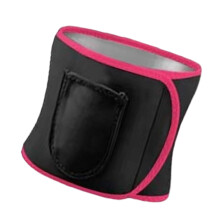 Adjustable Slimming Belt For Men And Women-Silver ion pink
