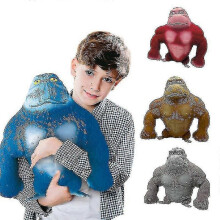 (Gray)Maxi Baba Great Orangutan Squeeze Vent Doll Stress Relief Squeezing Toy