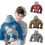(Gray)Maxi Baba Great Orangutan Squeeze Vent Doll Stress Relief Squeezing Toy 1