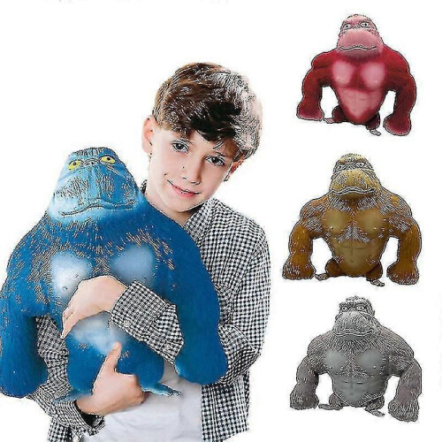 (Gray)Maxi Baba Great Orangutan Squeeze Vent Doll Stress Relief Squeezing Toy