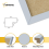 (8x6 Inch) Thin Matt Light Grey Picture Frame / Wall Art Frames / Flat Wooden Effect Poster Frame 2