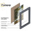 (6x4 Inch) Thin Matt Light Grey Picture Frame / Wall Art Frames / Flat Wooden Effect Poster Frame 5