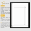 (40x60 CM) Thin Matt White Picture Frame / Wall Art Frames / Flat Wooden Effect Poster Frame 6
