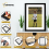(40x50 CM) Thin Matt White Picture Frame / Wall Art Frames / Flat Wooden Effect Poster Frame 7