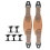 Adjustable Hole Shoes Back Strap Sandals Detachable Laces-brown 1