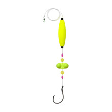 Float Baits Float Reusable Rattles Circle Hook-Yellow 6 0