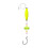 Float Baits Float Reusable Rattles Circle Hook-Yellow 6 0 1