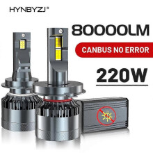 (H8 H9 H11, 80000Lm) H7 H4 80000lm Led Car Headlights Canbus 220w H1 H8 H11 Lamp 9005 Hb3 9006 Hb4 9012 Led Bulb Turbo Lamp 6000k White 12v