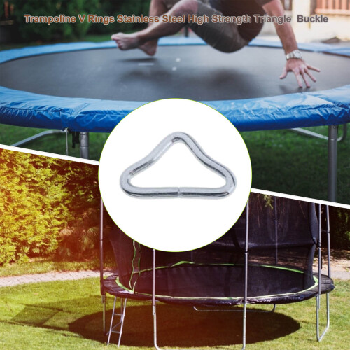 50Pcs Trampoline Triangular Rings Buckle Connector Trampoline 1