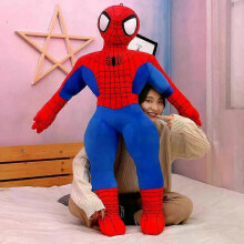 (70cm,red-blue)Spider Man Plush Doll Toy Pillow for Boys Sleeping Doll for Boys and Children Large Birthday Gift 2025