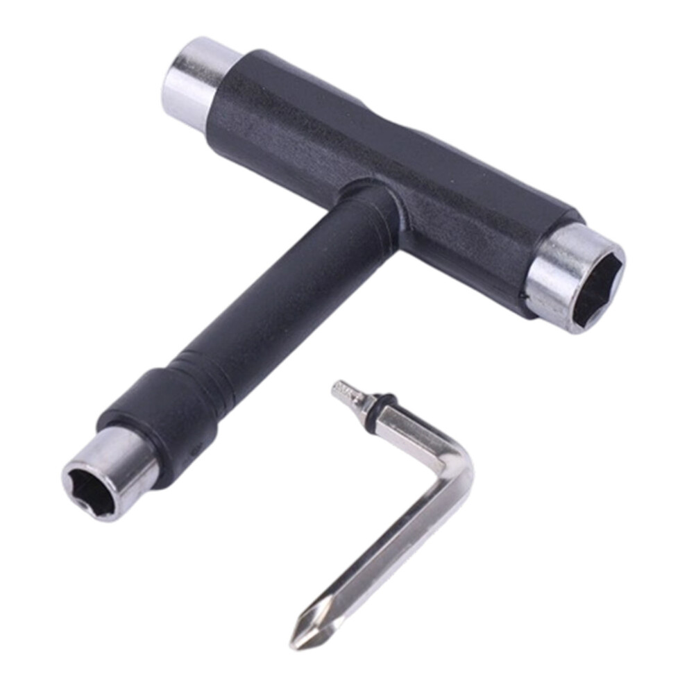 Long Board Wheel Skate Wrench Tool Electric Scooter-Black 7696000129679